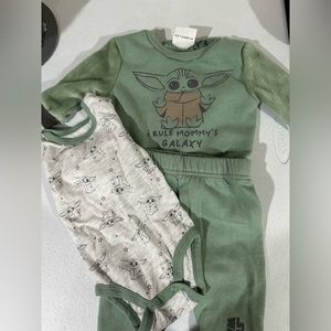 Grogu 3 piece outfit